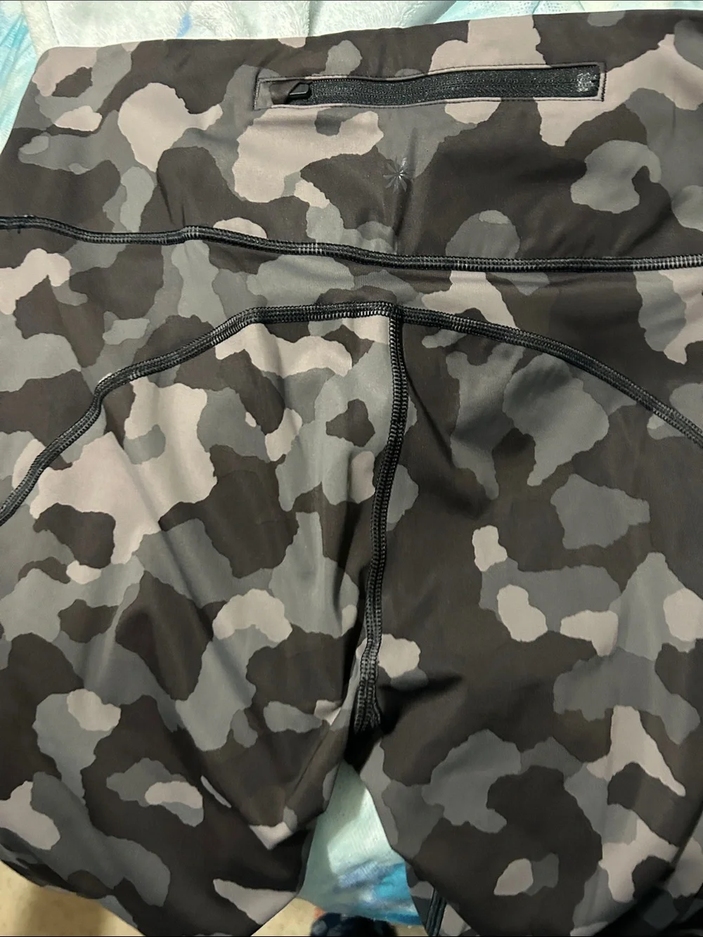 Athleta Gray Camo Active Leggings